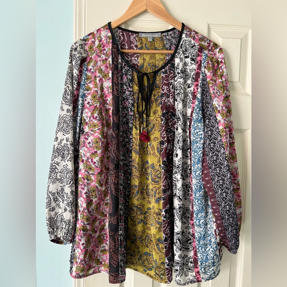 Anthropologie Daniel Rainn Boho Blouse